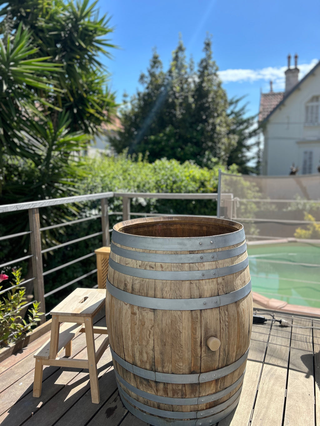 Tonneau "Spa" - Bain froid Eco-Design avec système de filtration