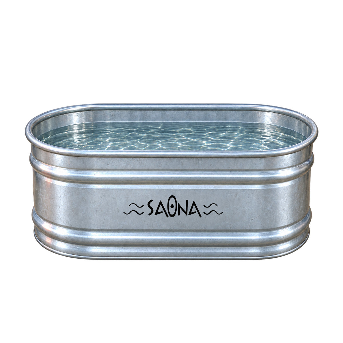 SA0NA Baignoire Bain Froid Acier galvanisé 440 L avec filtration et chiller réversible 5 kW Wi-Fi