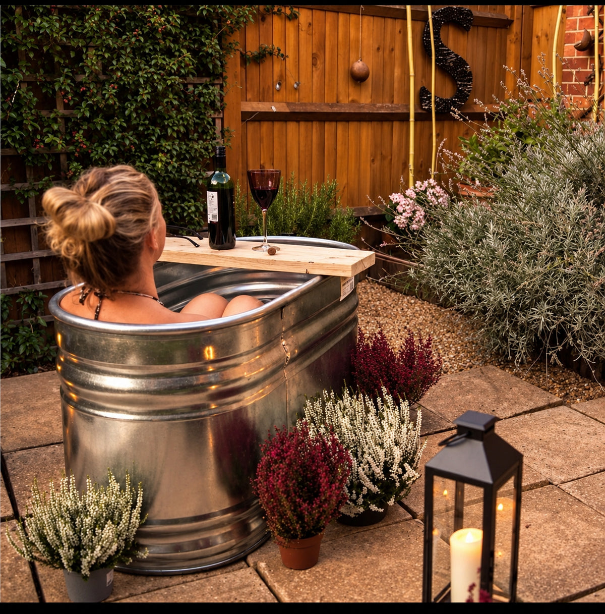 SA0NA Baignoire Bain Froid Acier galvanisé 440 L avec filtration et chiller réversible 5 kW Wi-Fi